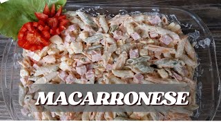 BORA APRENDER FAZER MACARRONESE SIMPLES E DELICIOSA [upl. by Enedan831]