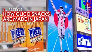 Pocky Pretz and Osakas ‘Running Man’ Behind the scenes at Glico’s factory in Japan [upl. by Boote]