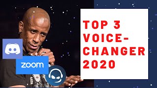 Top 3 Stimmverzerrer Voicechanger für Discord Zoom TS 2020 [upl. by Micro]