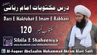 Dars E Maktubat E Imam E Rabbani Maktub No 120 [upl. by Macur408]