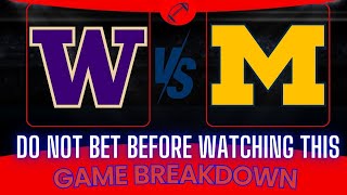 Washington Huskies vs Michigan Wolverines Prediction  College Football National Championship Picks [upl. by Joeann289]