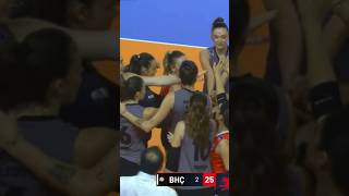 Polina Shemanova’nın ace sayısıyla Bahçelievler Belediyespor Sigorta Shop’u 30 yeniyor 👏👏 shorts [upl. by Leopoldeen]