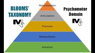 Blooms Taxonomy Psychomotor Domain  Simplest Explanation Ever [upl. by Noiraa]