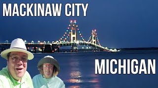 Mackinaw City and Bridge  Kilwins Chocolate Where It Began Tour Petoskey  American Boutique Inn [upl. by Buna]