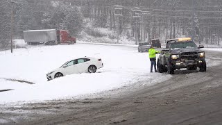 Winter Storm Travel Chaos On The Road In Knoxville TN [upl. by Alex]