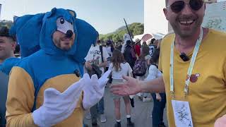 SONIC brutto GIRA AL COMICON DI NAPOLI [upl. by Skipper]