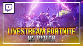 How To Livestream Fortnite on Twitch [upl. by Urd144]