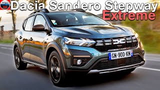 NEW 2023 Dacia Sandero Stepway Extreme  Visual REVIEW Driving Exterior Interior [upl. by Sioled]