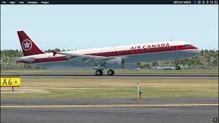 Toliss A321 landing KPDX 10L XP11 [upl. by Chappy394]