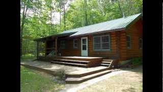 Bass Lake Home Log Home For Sale Oconto County WI [upl. by Griff]