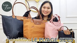 THE BAG REVIEW LONGCHAMP LE PLIAGE SIZES  CLASSIC LARGE LONG HANDLE  BESTSELLERS [upl. by Huey]