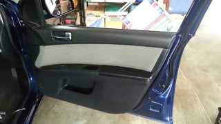 2012 Nissan Sentra Interior Door Panel  Remove To Upgrade OEM Door Speaker [upl. by Atneciv]