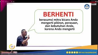 Seri Webinar Ke6 Lakon Prima BBGP Jabar quotMembangun Relasi Yang Sehat dengan Komunikasi Asertifquot [upl. by Eimat]