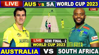 Live AUS Vs SA ICC World Cup 2023  Live Match Centre  Australia Vs South Africa  1st Innings [upl. by Mages921]