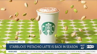 The Starbucks Pistachio Latte is back in season [upl. by Winifield]