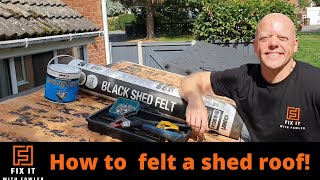 The Ultimate Felt Roofing Guide for Your Shed Lasting Tests [upl. by O'Shee]