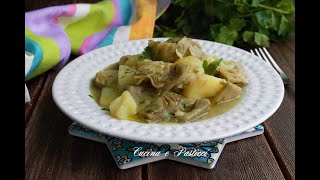 Carciofi con patate in umido [upl. by Bailar]