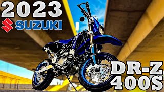 2023 DRZ400S Review The Ultimate DualSport Bike [upl. by Acsicnarf]