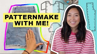 How to trace your clothes and turn them into PATTERNS coolirpa [upl. by Ahseital383]