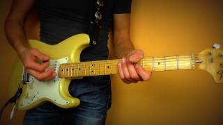 Stratocasters tuned in Eb [upl. by Ahsoyek690]