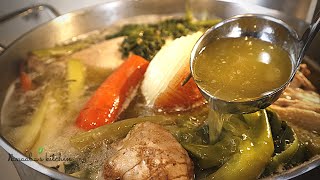 The Ultimate homemade chicken broth  step by step guide to make your chicken stock at home [upl. by Dirk]