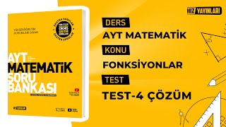 Hız Yayınları Ayt Matematik  Test4 Çözümleri HızYayınlarıLise [upl. by Deloria]