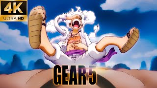 Luffy Gear 5 Vs Kaido Full Fight  English Dub  4K60FPS  ONE PIECE [upl. by Nabla]