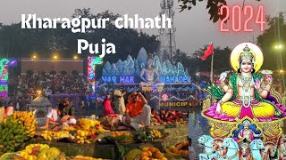 Kharagpur Chhath Puja celebration 2024 part2 coming soontrendinghindufestivalchhathpuja kgp [upl. by Varipapa]