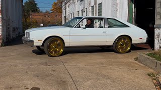 AllStateEveryThingCovered 1979 Cutlass HatchBack Salon 442 on 24quot Big Cap Forgiato Spokes [upl. by Audi]