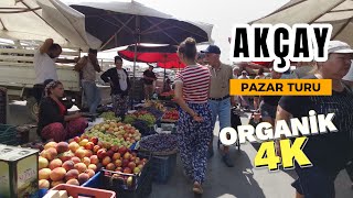 Akçay Pazarı Köylü Esnaf Organik Pazar cuma pazarı [upl. by Territus]