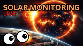 Late Night Live Solar Monitoring  Major Activity  Solar Flare [upl. by Sofer]