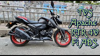 TVS Apache RTR 4V Fi ABS  1st Impression Video [upl. by Kilbride]