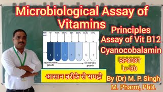 Microbiological Assay of Vitamins  Microbiological Assay  Microbiology  BP303T  L31 [upl. by Nette]