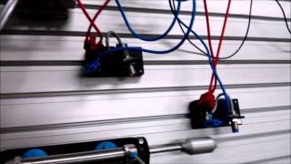 Simple Electro Pneumatic Using EduTrainer Festo [upl. by Ahtelrac]