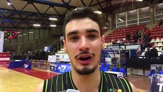 BASKET Faenza lorgoglio di Perin quotLe cose ci stanno girando bene avanti cosìquot  VIDEO [upl. by Hussey]