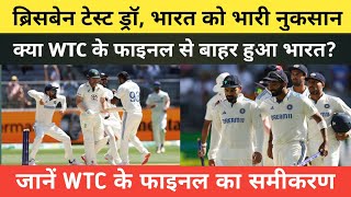 India Vs Australia 3rd Test 2024  WTC Final 2025 Scenerio  Team India Out From WTC Final [upl. by Murtagh]