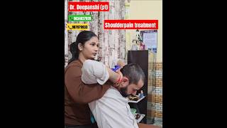 doctor chiropractic adjustment shoulderpain instantrelief ytshorts fbreelsfypシ゚viral fb [upl. by Lellih]