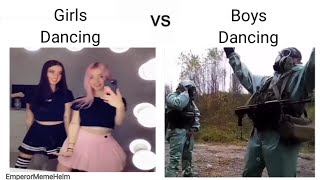 Girls Dancing vs Boys Dancing [upl. by Lauralee952]