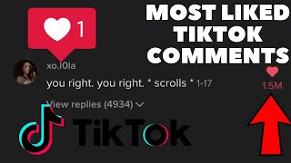 Top 5 Most Liked TikTok Comments [upl. by Aihsa705]