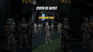 212th vs 501st starwars shorts [upl. by Ehcor]