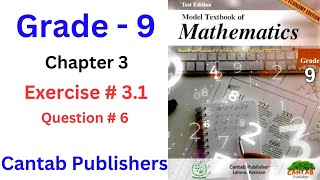 grade 9 math  cantab Publishers  exercise 31  Question 6 mathsolver1117 [upl. by Cornelius810]