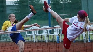 TJ Utechov Brno  Reprezentacja Polski  siatkonoga futnet nohejbal [upl. by Bast]