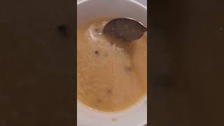 Mushroom soup yummy satisfying trending mushroom soup viralshort [upl. by Ettenotna]