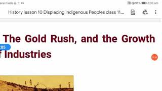 History lesson 10 Displacing Indigenous Peoples class 11th no 6 [upl. by Daisy]