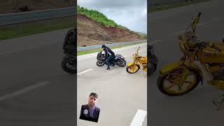 Golden bike shorts bikestunt [upl. by Avid31]