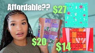 I Bought Affordable BEAUTY Advent Calendars [upl. by Aihsemaj231]