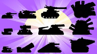 All Series POMNI TANK RILL VEHICLE LEVIATHAN vs MEGA TANK Cartoons about tankNina tank cartoon [upl. by Birkner]