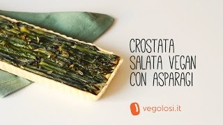 Crostata salata vegan agli asparagi [upl. by Frager373]