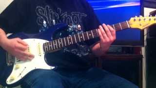 Megadeth  The Scorpion  With All 3 Solos Guitar Cover [upl. by Marthe]