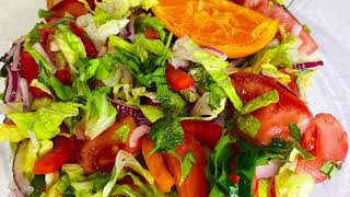 MAZALI SALAT RETSEPT  SALAD  Very delicious salad for iftar recipe [upl. by Autrey]